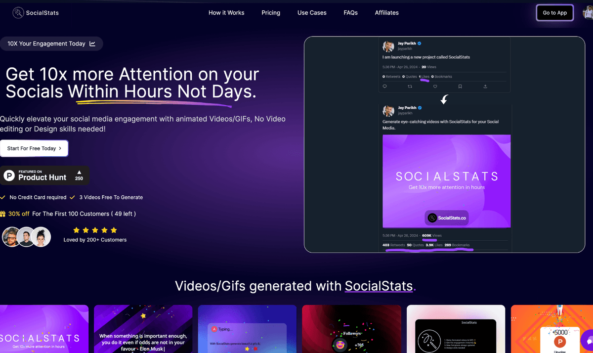Socialstats Web App